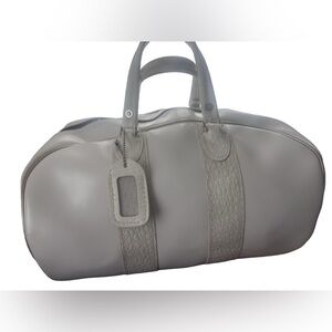 Vintage MacGregor Boston Leather Golf Bag - white